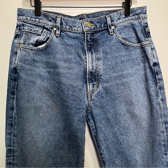 Goldsign High Rise Straight Leg Jeans Size 30 - Picture 4 of 14